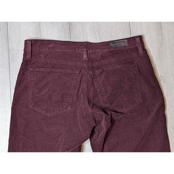 AG The Legging Super Skinny Corduroy Pants , Cords Women's Size 31R Wine - Picture 10 of 16